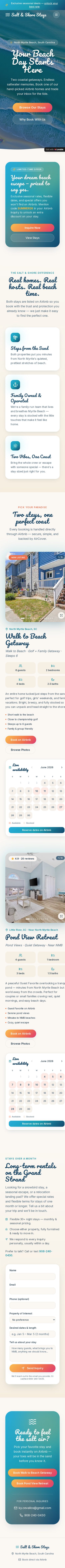 Myrtle Beach Bookings mobile preview